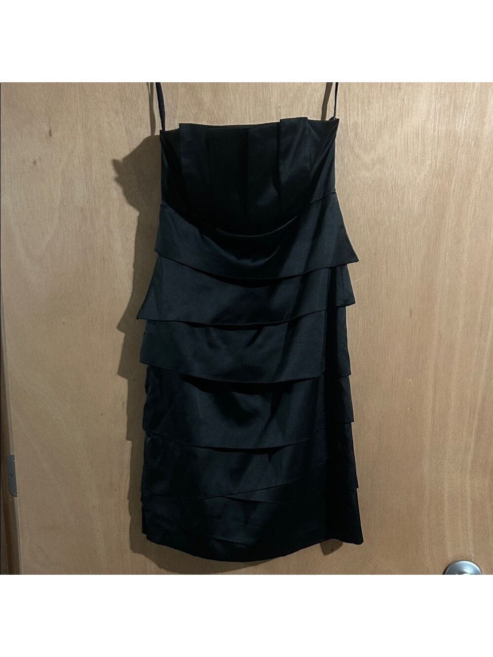 White House Black Market Black Tiered Dress